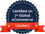 Certified on 7+ global eCommerce leaders badge