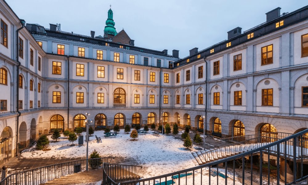 Stockholm City Museum (Stadsmuseet) at Slussen in Södermalm, Stockholm.