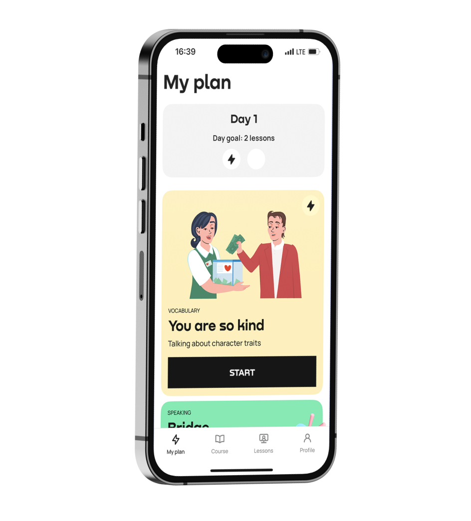 iPhone language learning app
