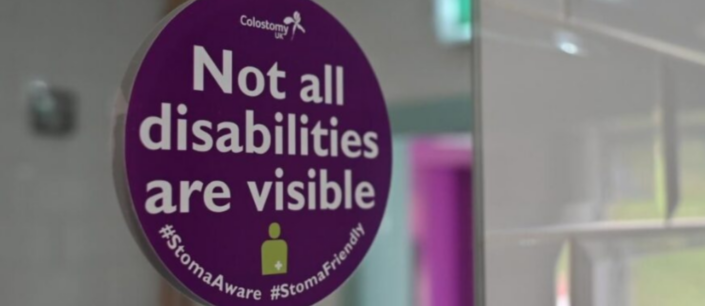 Not all disabilities are visible 1500×650 Not all disabilities are visible sign