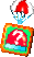 Sprite (parachute) from Yoshi's Story