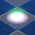 Squared screenshot of a glowing spot from Super Mario 3D World.