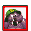 A mugshot of Klump in the character selection screen from the 2003 Diddy Kong Pilot.