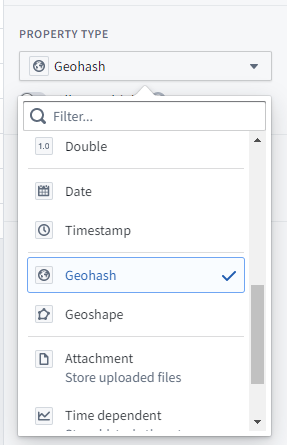 Geopoint property type in the Ontology Manager