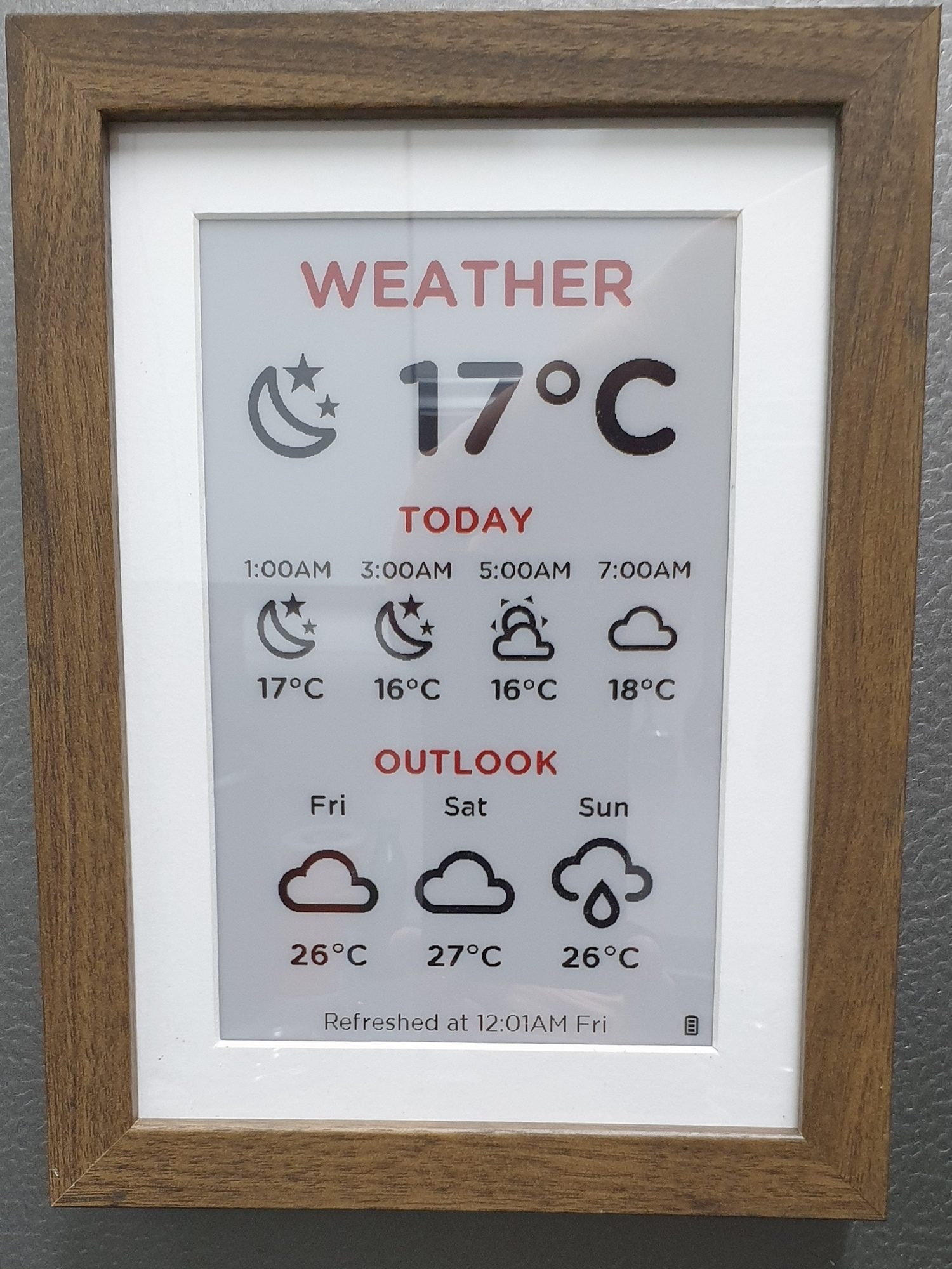 ESPHome-eInk-Board Weatherboard