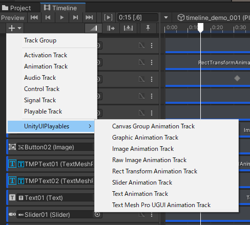 Create Tracks and Clips