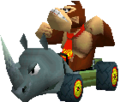 Donkey Kong sul Rino sprint.